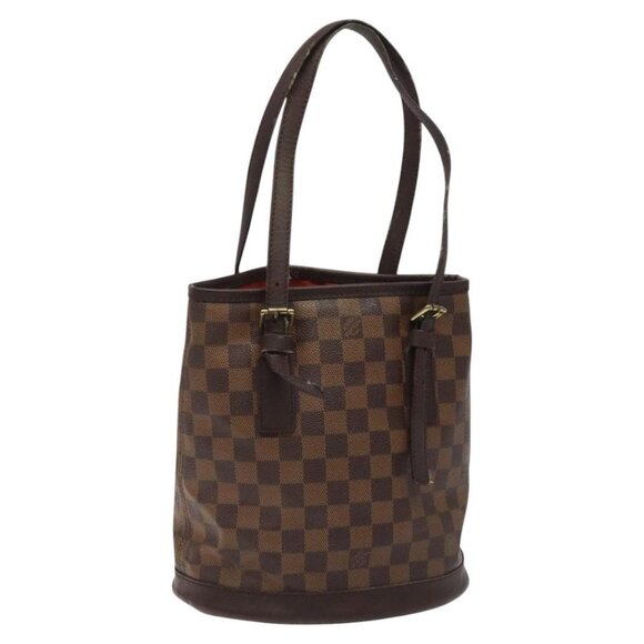LOUIS VUITTON Damier Ebene Marais Shoulder Bag N42240 LV Auth 109516 - Picture 1 of 16